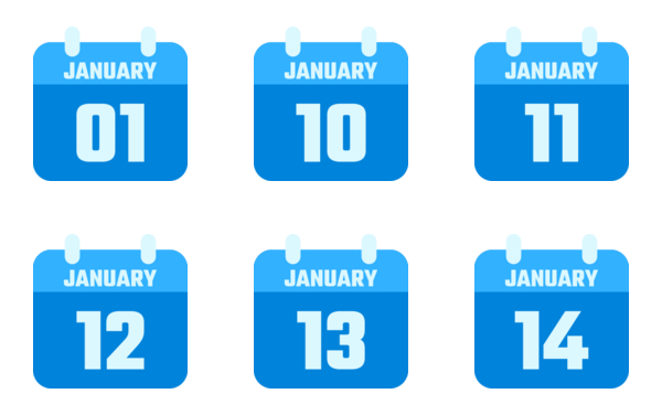 calendar of january