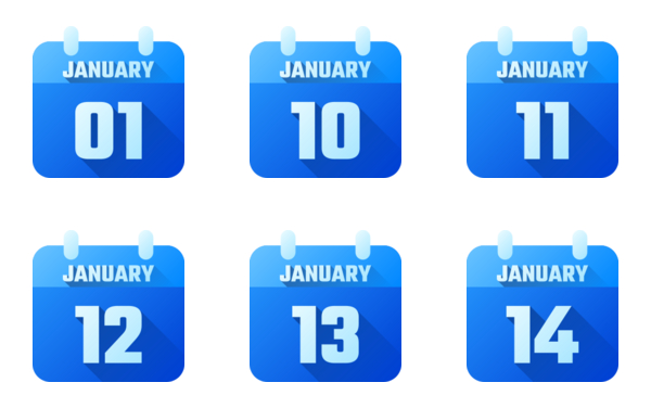 Calendar of January