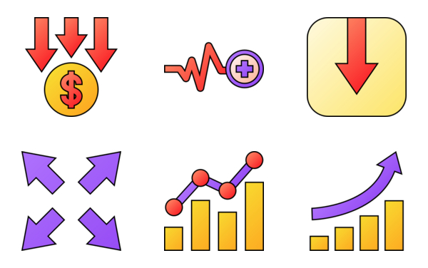 increase and decrease