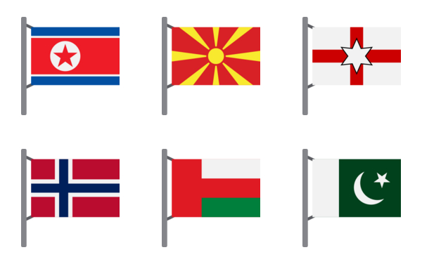 country flags