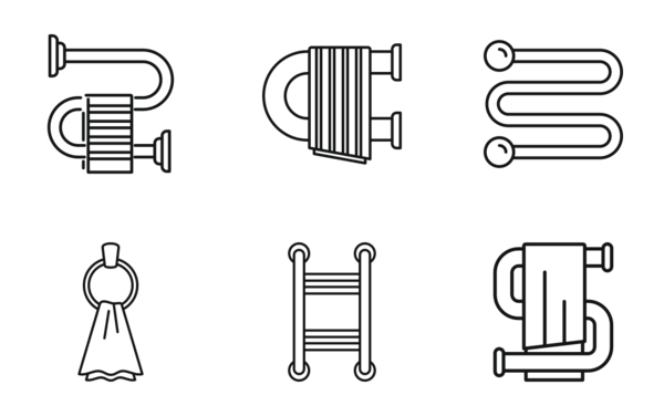 Home heated towel rail