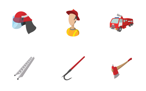 firefighter  cartoon firefighter  cartoon