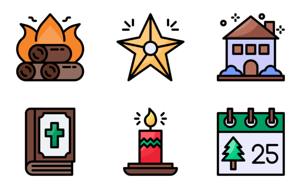 Christmas filledoutline Christmas filledoutline