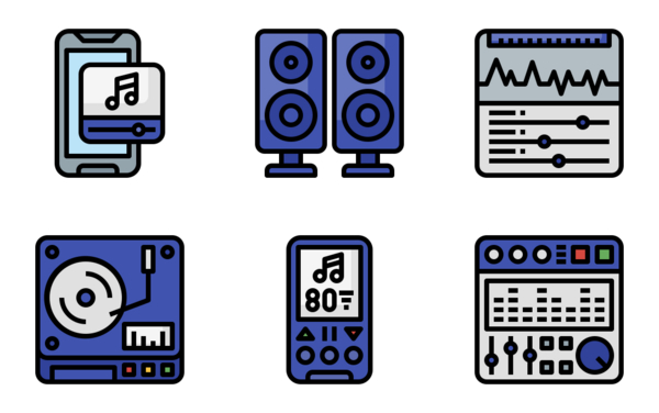 sound studio filloutline