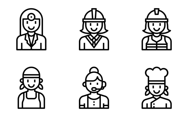 profession avatar woman profession avatar woman