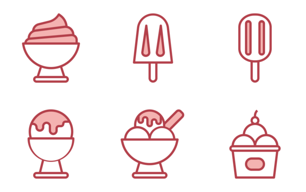 ice cream red