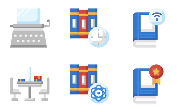 library and literature flaticon