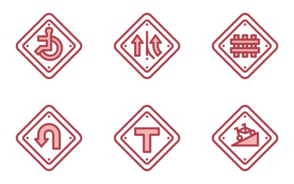 us road signs red us road signs red
