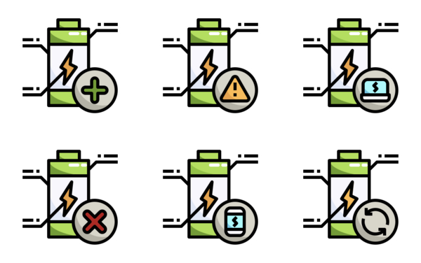 battery fill outline