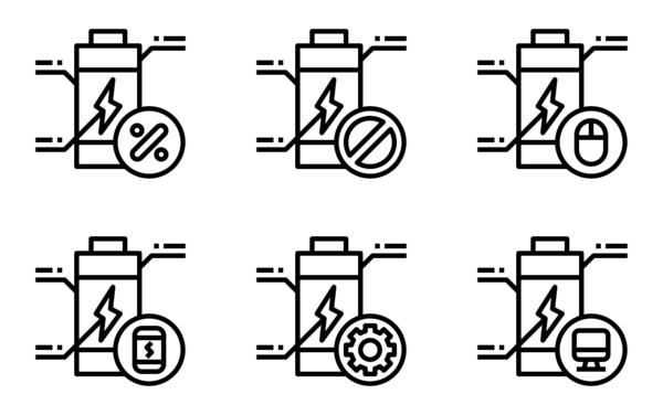 battery outline