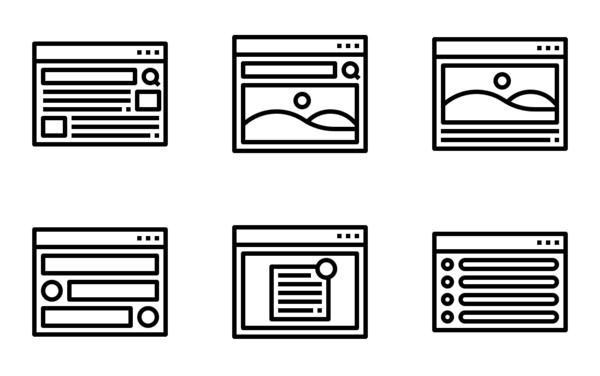 wireframe outline