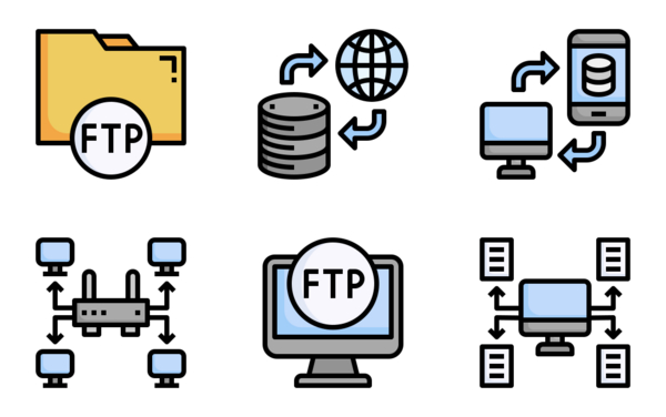 Data transfer filloutline Data transfer filloutline