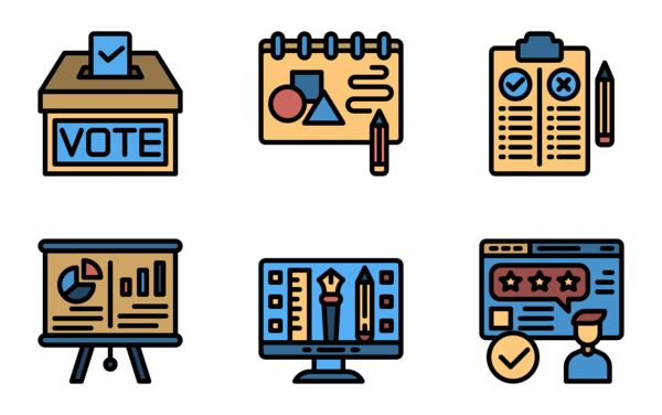 design thinking filled outline