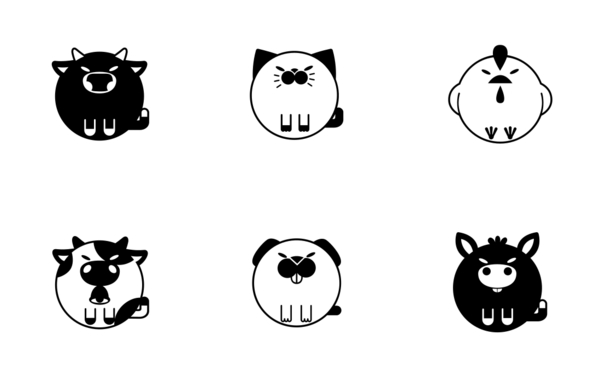 animal fill set