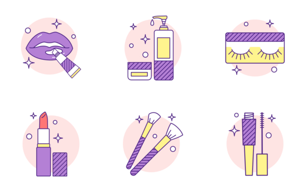 Beauty and cosmetic line color aesthetics Beauty and cosmetic line color aesthetics