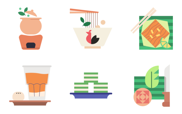 thai food flat  spicy traditional cuisine