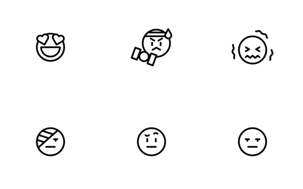 Emoji outline  emotepedia