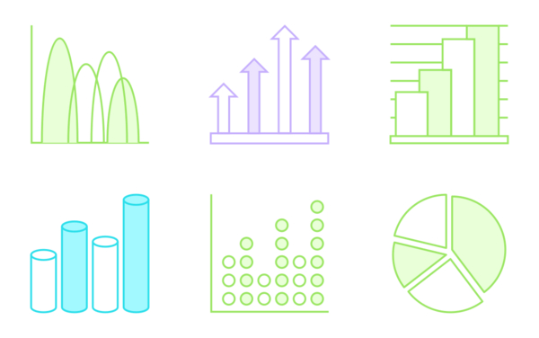 business charts and diagrams