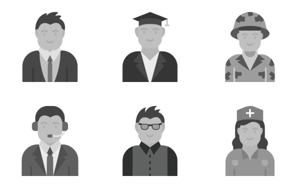 jobs and professions avatars