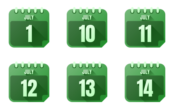 calendar of july