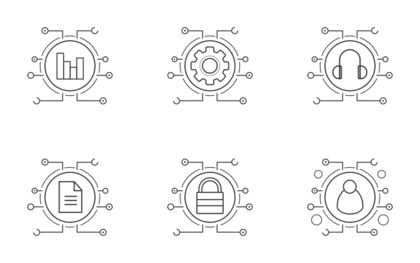 cybersecurity linear outline