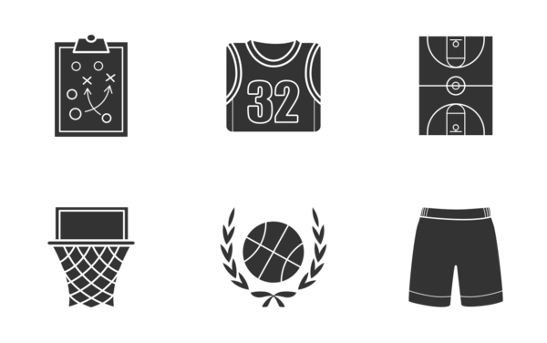 sports glyph silhouettes sports glyph silhouettes