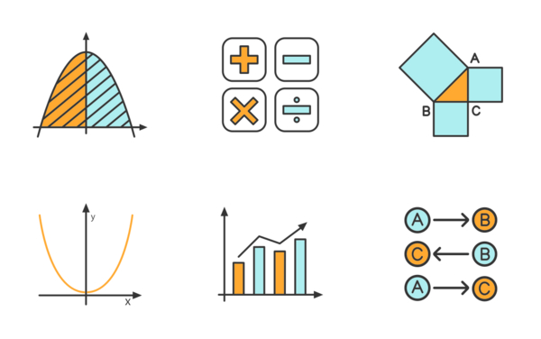 maths filled color