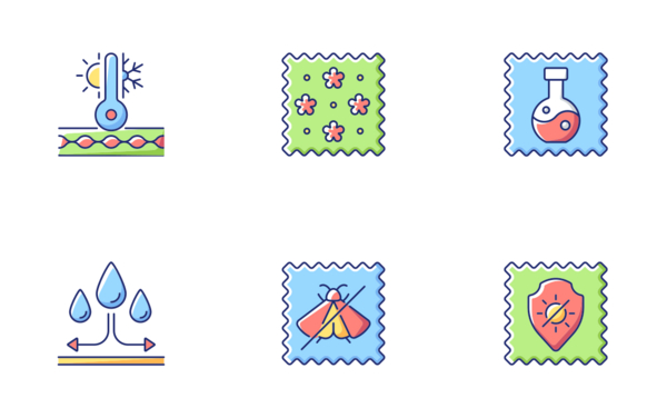 fabric feature set color filled