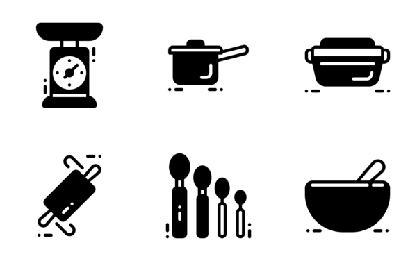 kitchen utensil glyph