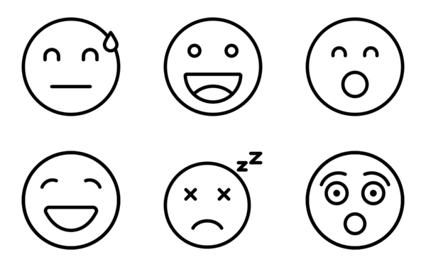 set of emoticons