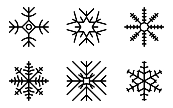 snowflake winter set