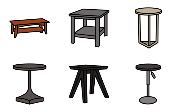 wooden tables collection