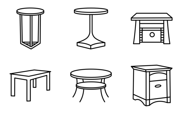wooden tables collection