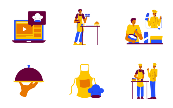 ellonia  kitchen illustration ellonia  kitchen illustration
