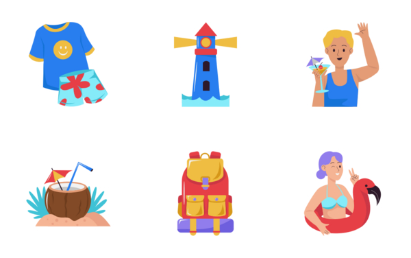 Orika  summer holiday sticker Orika  summer holiday sticker
