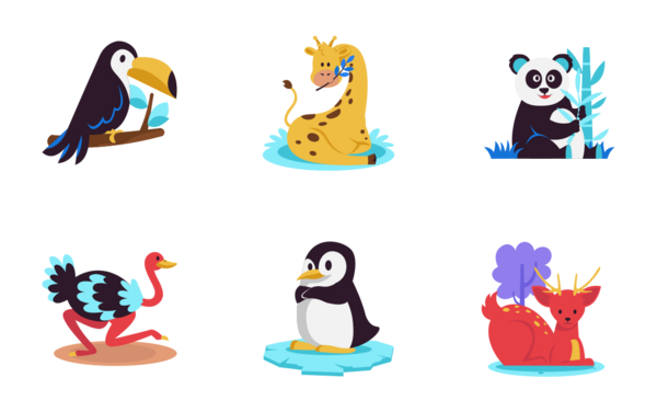 Orika wild animal sticker Orika wild animal sticker