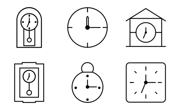 set of clock