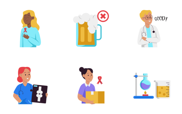 orika  world cancer day sticker