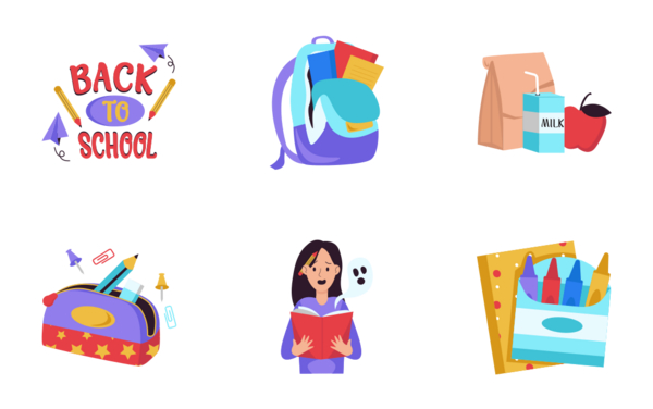 orika  back to school sticker