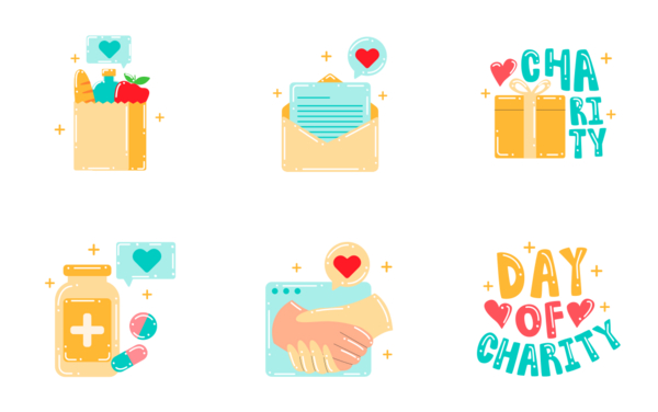 charity sticker