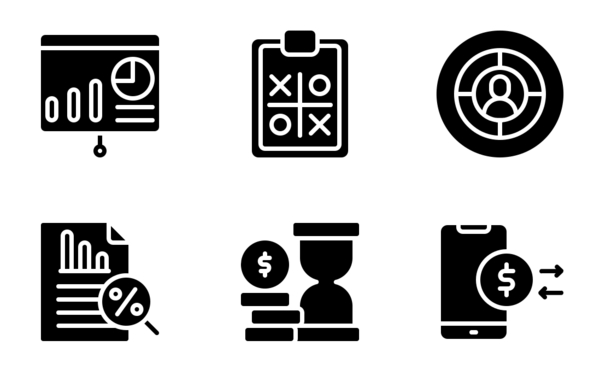 finance glyph