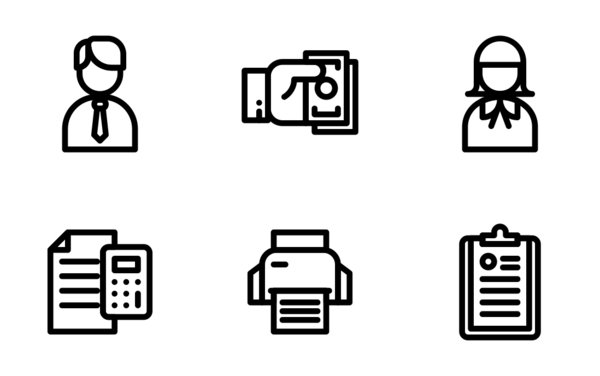 business finance lineart