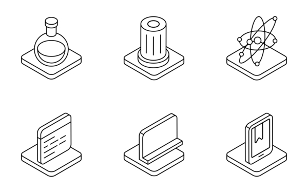 50 education isometric