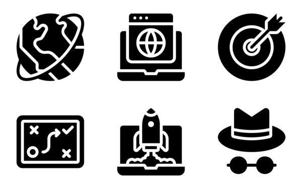 business marketing glyph business marketing glyph