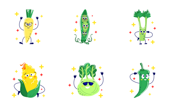 vegetable sticker