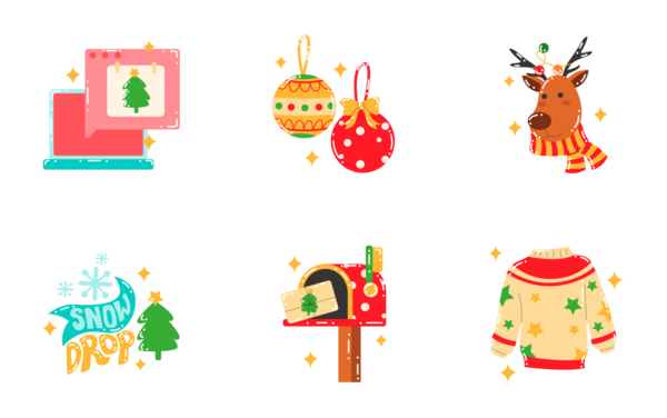 christmas sticker