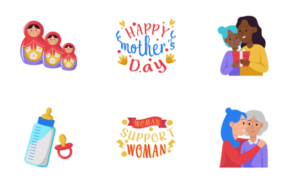 orika  womens day sticker