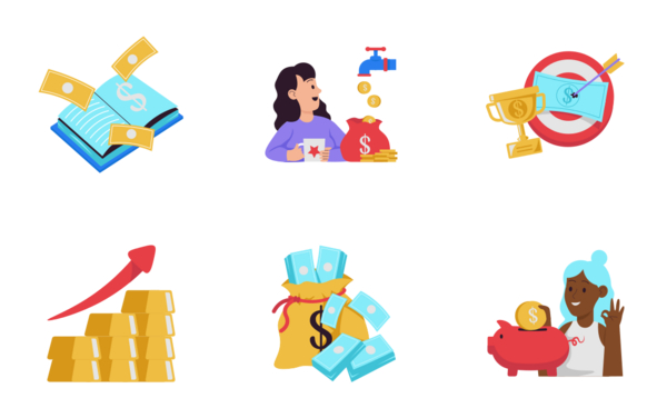 orika  finance economy sticker