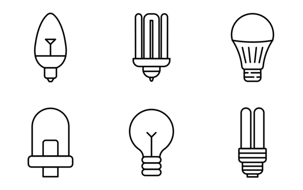 set of light bulbs