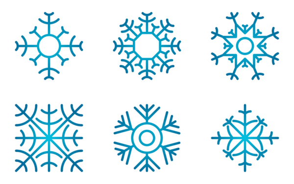 snowflake winter set